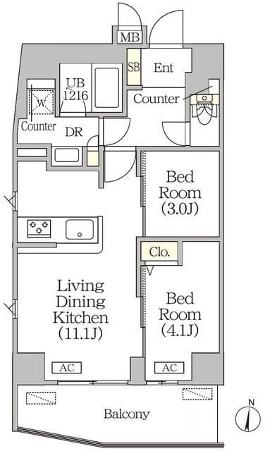 グローリオシェルト水道橋 402