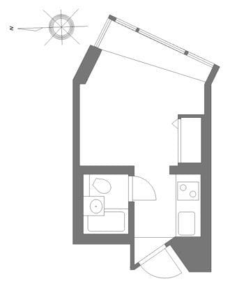 スタジオ明泉 509 間取り図