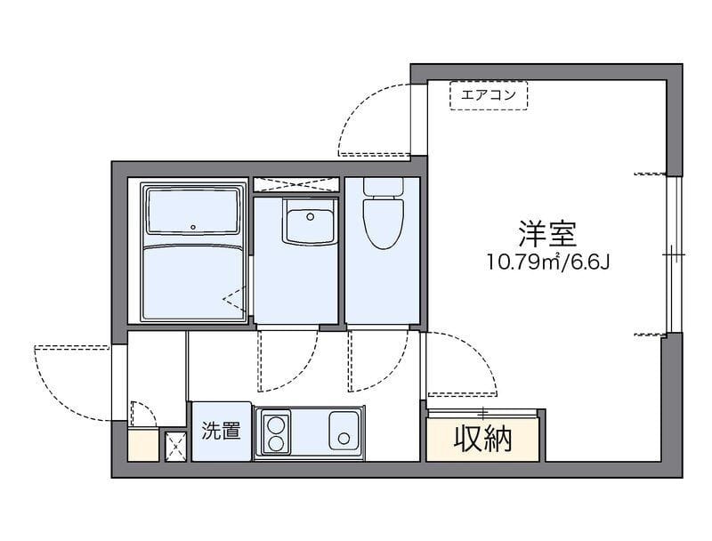レオネクストライネ 102 間取り図