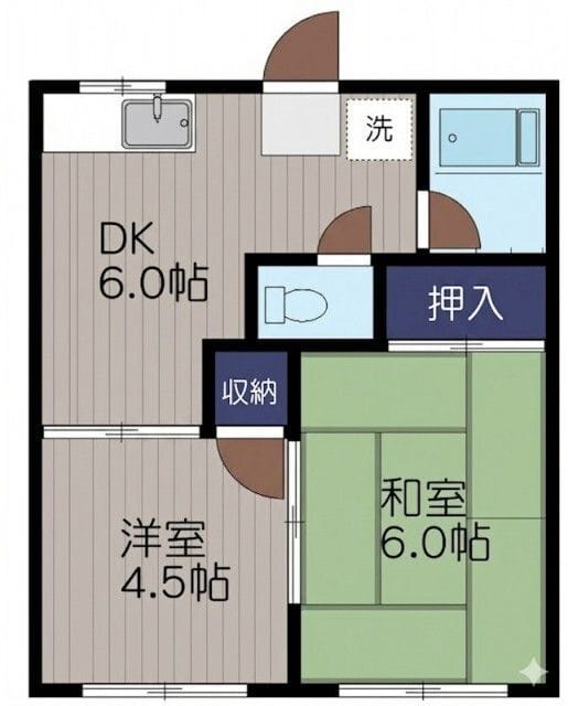 ケヤキハイツ 201 間取り図
