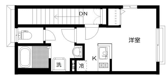 ロフティーハーモニー明大前 201 間取り図