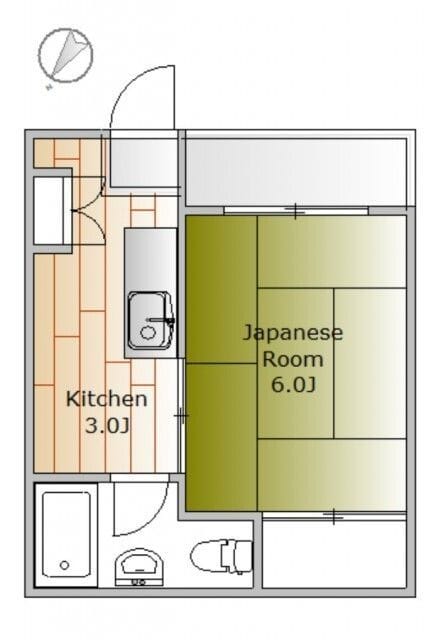 サンダーソンレジデンス 206 間取り図