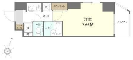 HOPE CITY 秋葉原 301 間取り図