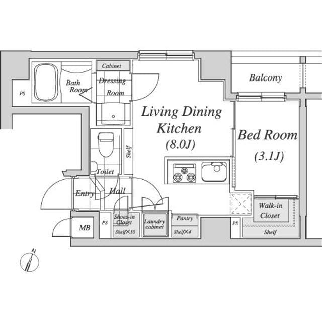 レジディア神田 0502