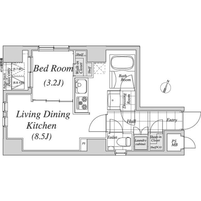 レジディア神田 0701