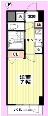 ステージファースト恵比寿 403 間取り図