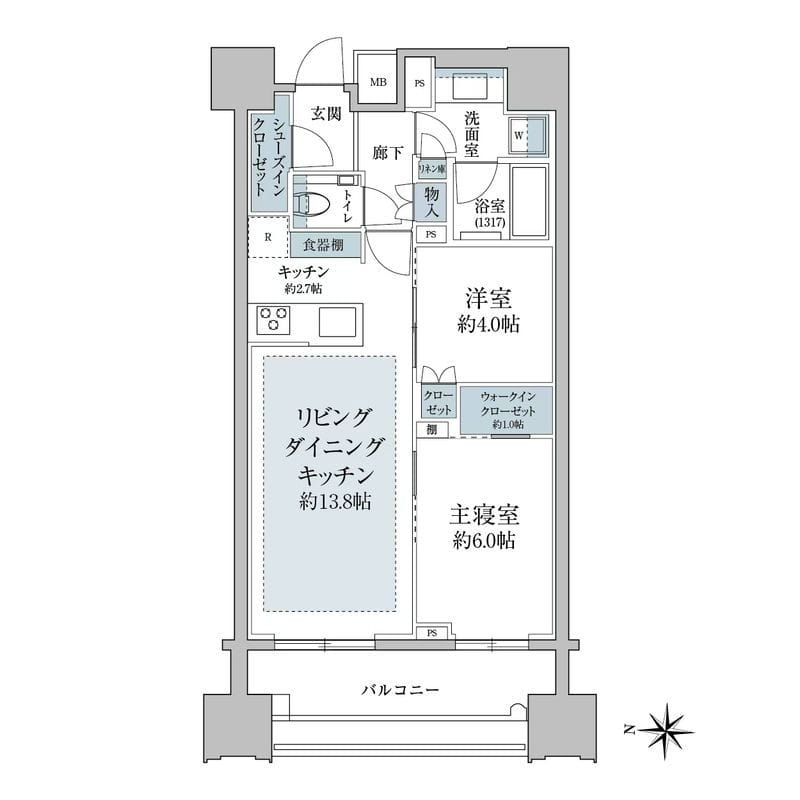 パークコート南麻布 13階 44万円/20,000円/入力なし