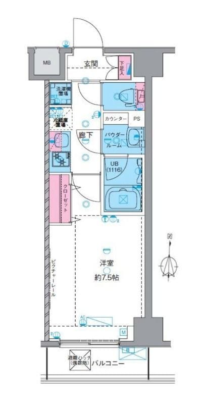 ジェノヴィア南千住Ⅴスカイガーデン 403