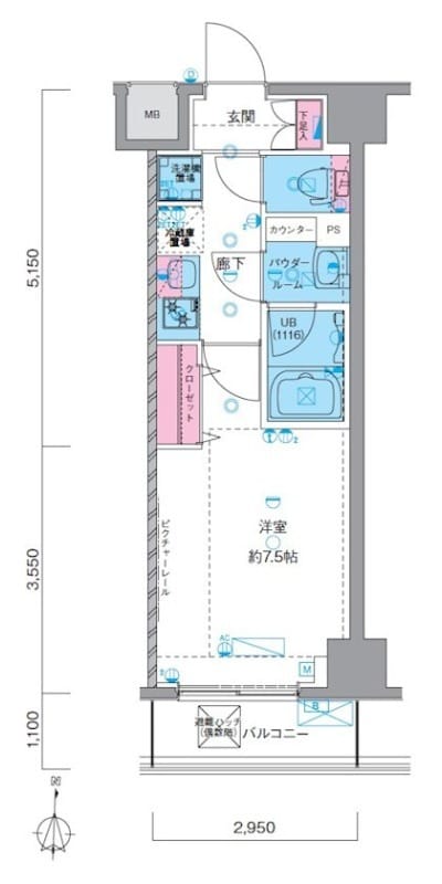ジェノヴィア南千住Ⅴスカイガーデン 603