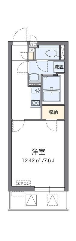 クレイノリーブル横浜 203 間取り図