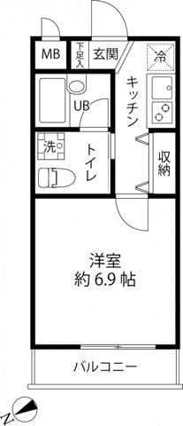 アーデンコート南砂 302 間取り図