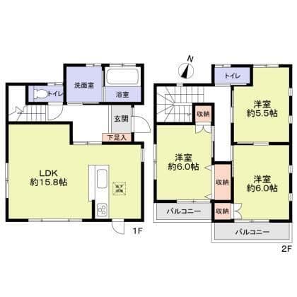 大磯町西小磯貸家の写真