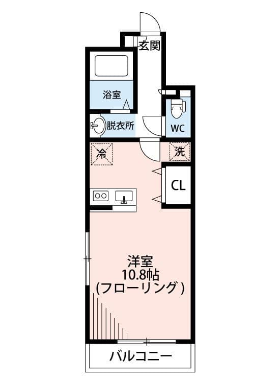 レスペディーザ 101 間取り図