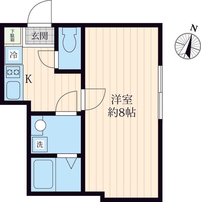 Infina志村三丁目 401 間取り図