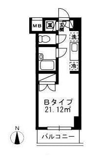 クラブリーシュ 502 間取り図
