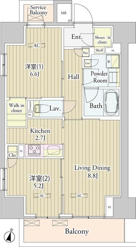 ヴェルデュール高田馬場 1106