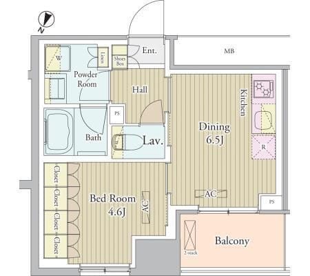 ヴェルデュール高田馬場 1306