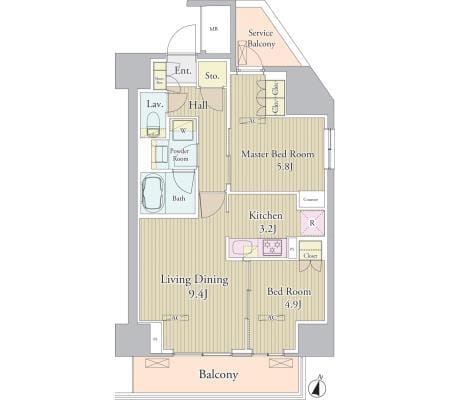 ヴェルデュール高田馬場 401