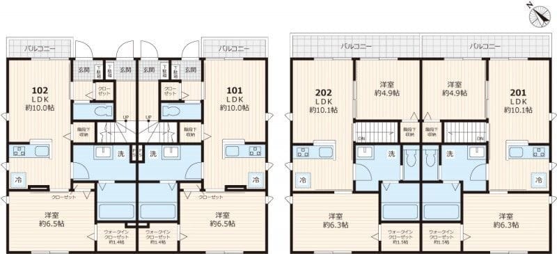 仮称 ASTER 201 間取り図