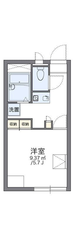 レオパレス大岡 101 間取り図