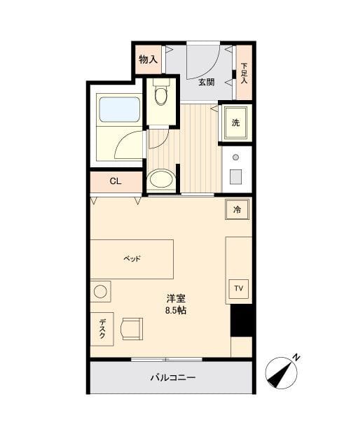 コンフォート荻窪 0108 間取り図