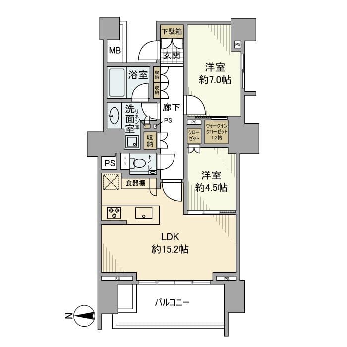 HARUMI FLAG PARK VILLAGE C棟 0 間取り図