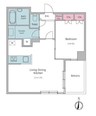 レジディア南品川 216