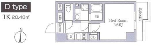 レジディア南品川 404