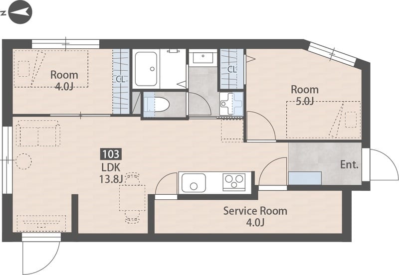 サクシードレジデンス中落合 103
