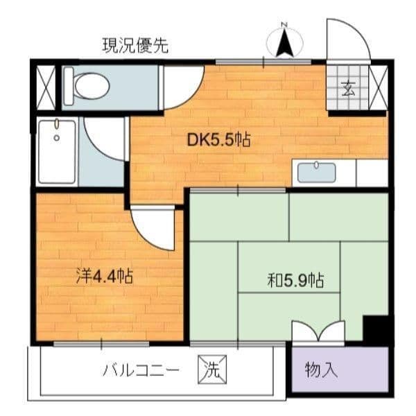 アダマス 802 間取り図