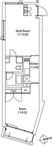 カスタリア祐天寺 307