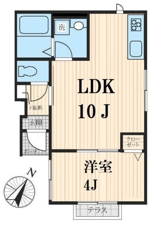ボンメゾンM 101 間取り図