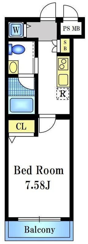 ヴォーガコルテ高井戸 102 間取り図