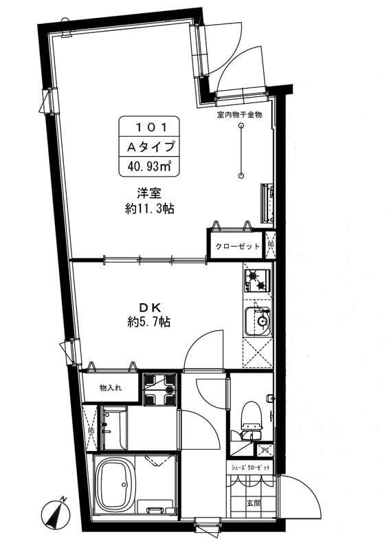 カーサブリランテ本駒込 101