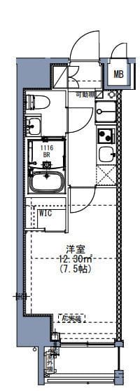 S-RESIDENCE尾久azure 403 間取り図