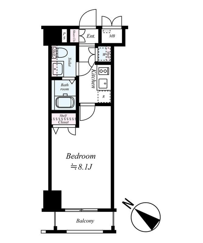 ドルチェ文京六義園 1002 間取り図