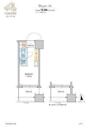 TOMORE品川中延 1102 間取り図