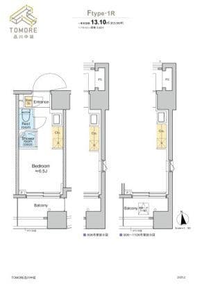 TOMORE品川中延 206 間取り図
