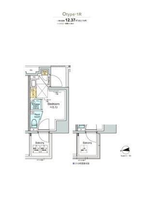 TOMORE品川中延 415 間取り図