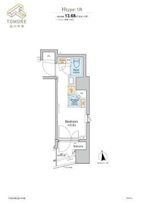 TOMORE品川中延 508 間取り図