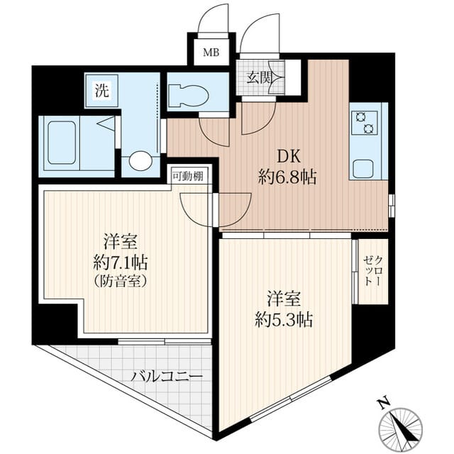 ラシクラス麹町 1001 間取り図