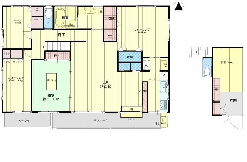山中邸 2階の写真