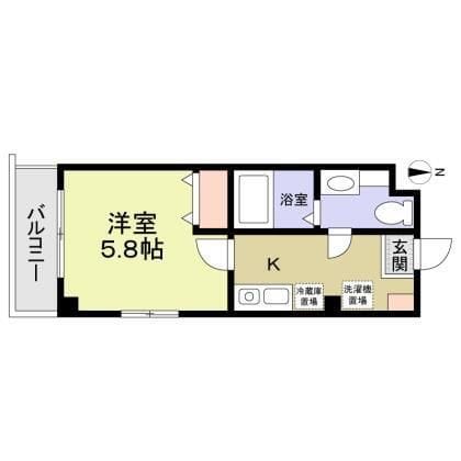 Pod crest I 305 間取り図