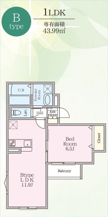 (仮称)梅田・Eアパート 301 間取り図