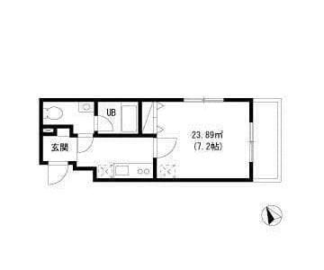 K‐FLAT 204 間取り図