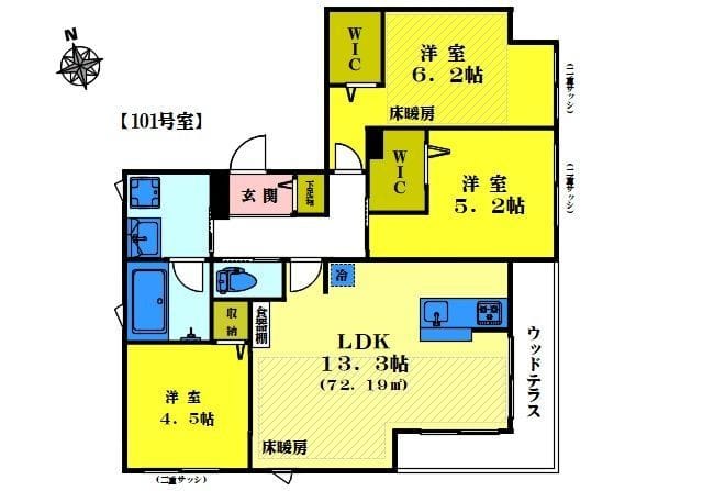 Grand Classe 101 間取り図