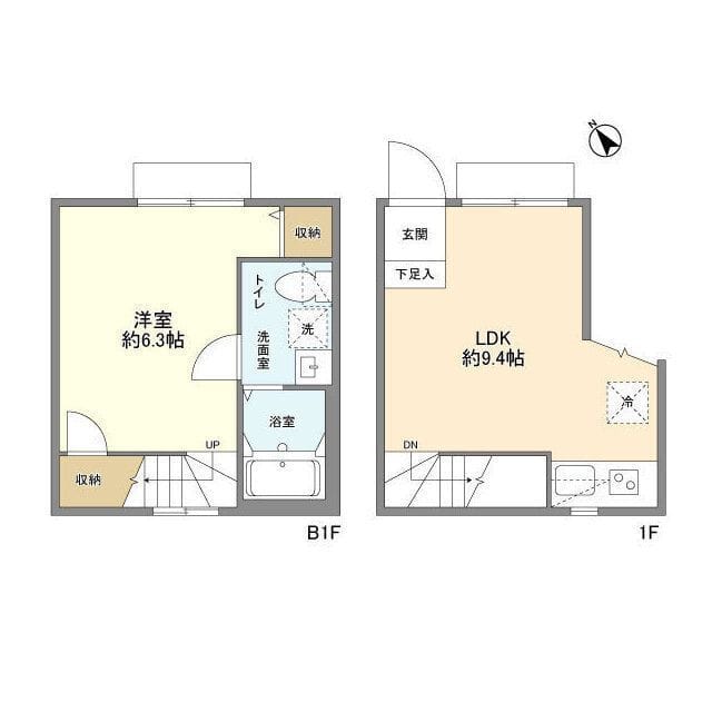 スタイリオフィット武蔵小山 111 間取り図