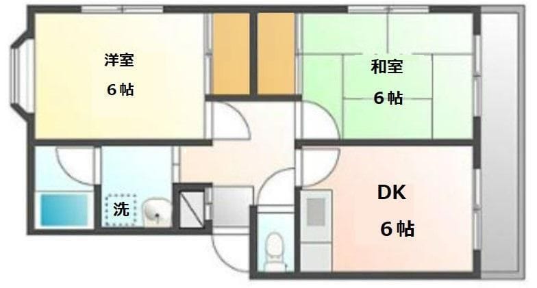 スカイFBK 403 間取り図
