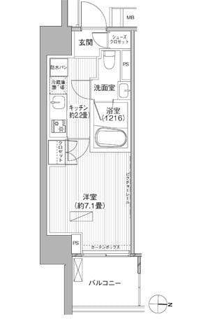 ヒューリックレジデンス新御茶ノ水 1001