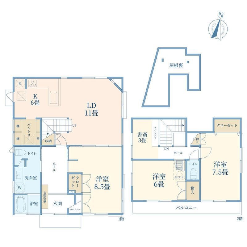 栄町戸建 21万円/なし/入力なし 間取り図
